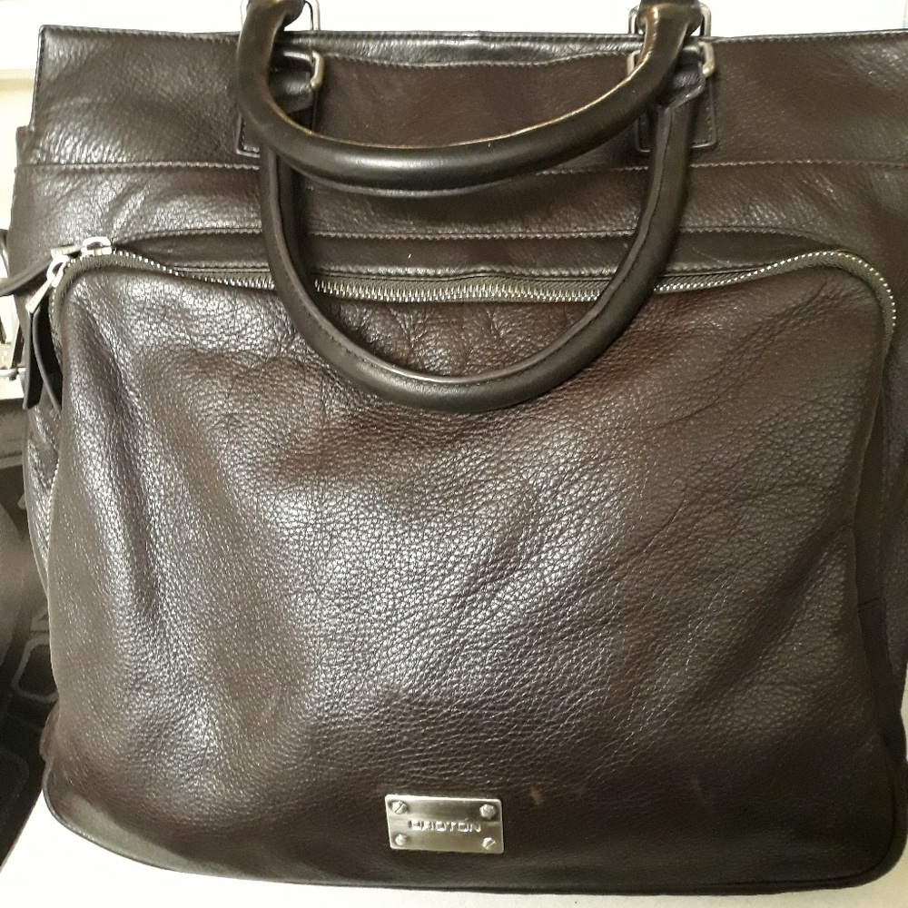 Oroton men tote satchel